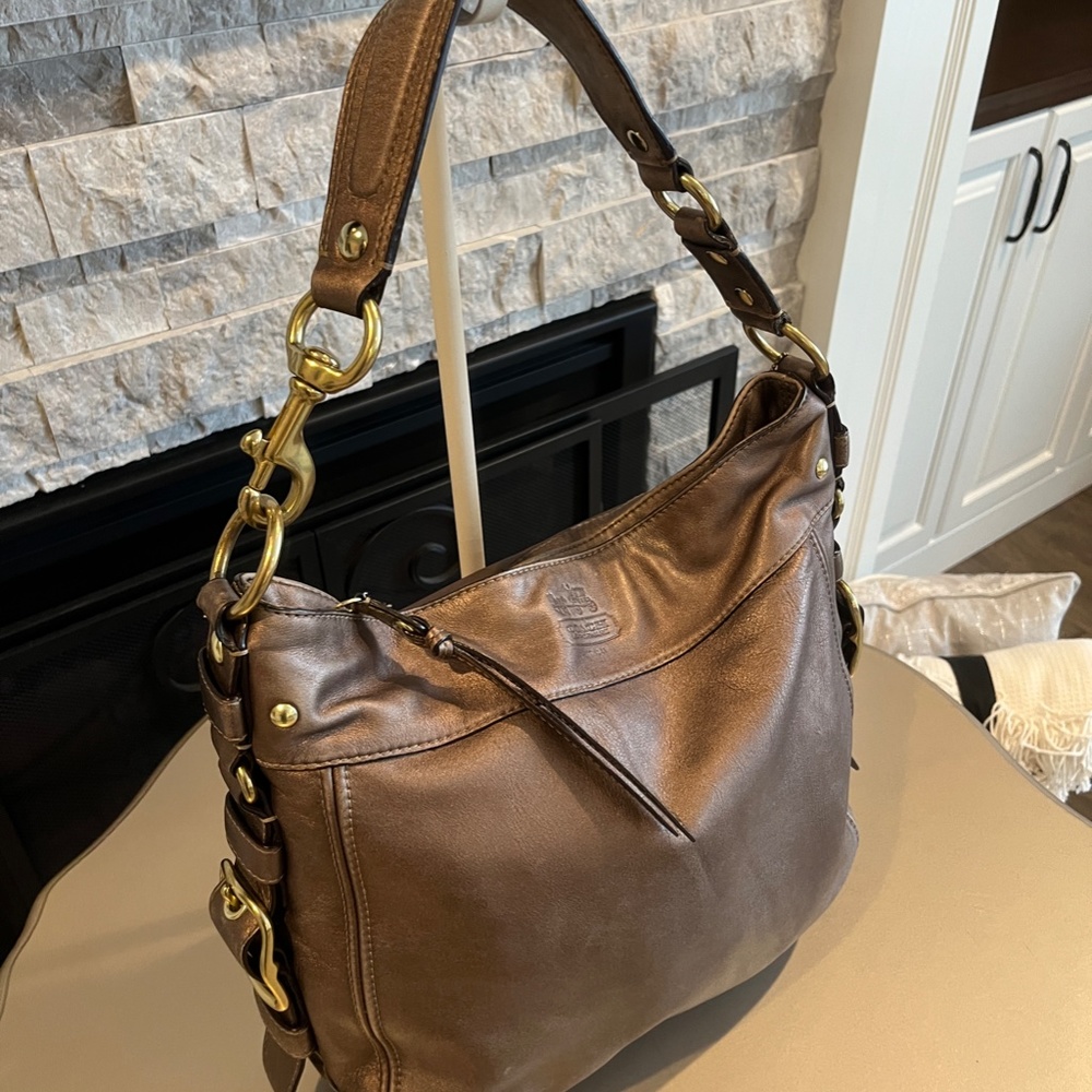 Vintage Coach Zoe Purse Shoulder Bag with Dustbag - Picture 2 of 16